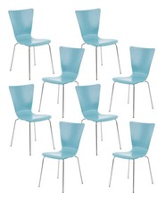 Lot de 8 Chaises de Visiteur
