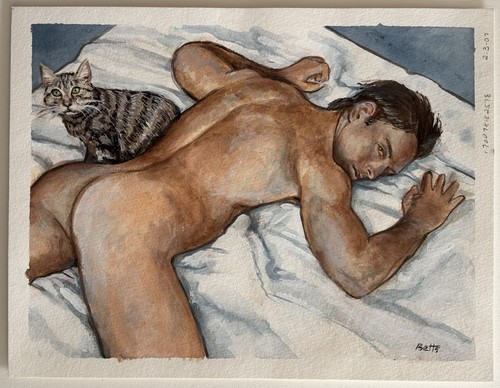 Aquarelle originale peintre - aquarelle,