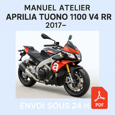 Manuel Atelier Aprilia Tuono 1100 V4 RR 2017 Revue Technique Moto RMT CD PDF