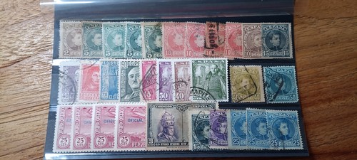 Timbres espagne king - espagne, alfonso