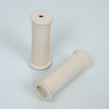 Paire de poignée beige 100mm RSM pour mobylette Motobecane 50 AV3 Neuf