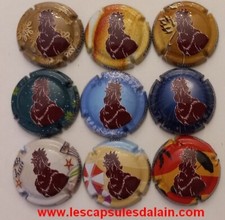 9 BELLES CAPSULES CHAMPAGNE BOUZY COQS 2021/ 2022 NEWS