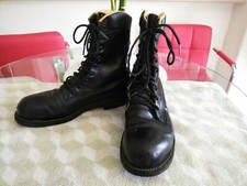 Chippewa USA Black Leather Work Boots sz 7 D 