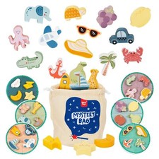 Loto Tactile Touche et Trouve Jeu de Société pour Enfants dès 3 Ans – Jouet É...