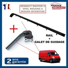 Galet Porte Coulissante Droite + Rail guidage Master ll = 7700352371 7700352379