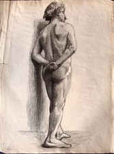 Dessin Ancien homme Nu