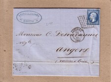 LETTRE DE BAYONNE A ANGERS 
