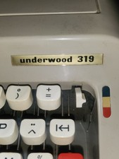machine à écrire underwood