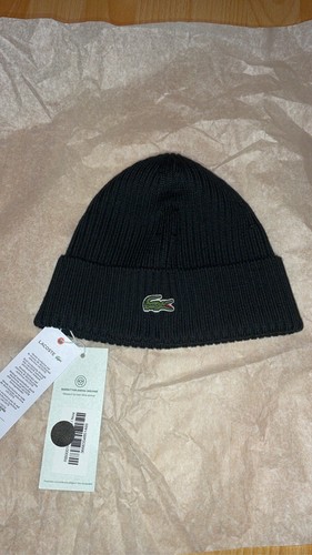 Bonnet lacoste noir - lacoste,