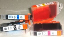 4 x Encres pour CANON IP 3000 4000 5000 MP 750 760 780 