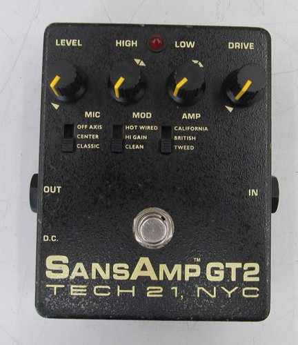 Tech21 sansamp gt2 analog amp - sansamp,
