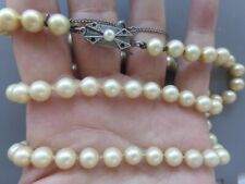 sautoir ancien fermoir argent