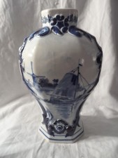 VASE FAIENCE DELFT DECOR