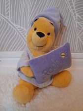 Peluche Doudou Winnie L'ourson Pyjama Coussin 24 Cm