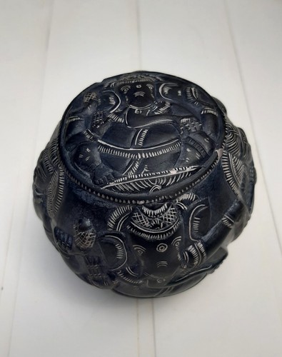 Sculpture boule de pierre - sculpture,