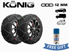 Chaînes À Neige KONIG SUV Fourgons X12PRO 12MM GR 267 295/40 R21 Montage Rapide