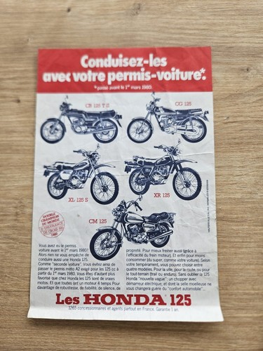 Honda gamme 125 - 125, cm3