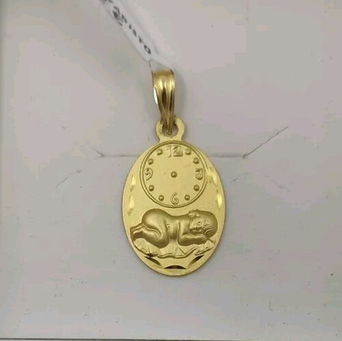 Pendentif 18k 750 mls - or,