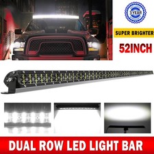 132cm Barre Lumineuse LED 12-24V 300W Feu de Travail Spot Voiture 4x4 Camion
