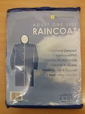 Poncho de pluie imperméable PVC durable avec capuche et manches unisexe festival camping 