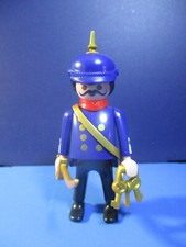 Playmobil  Vintage Policier Prussien Germain Rare  5504 victorien 1900