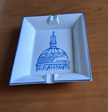 Grand cendrier ou vide poche en porcelaine motif  " Magasin  Le Printemps"