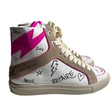 Zadig&Voltaire Women's Leather Sneakers EU37 - US6,5