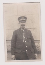 Photo ancienne homme uniforme casquette 219 insignes rare collection militaire