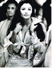 PUBLICITE ADVERTISING  1993   OLIVIER STRELLI  haute couture