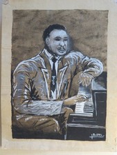 J. BRETON (XX) DESSIN PORTRAIT