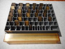 boite de jeu de lettres Gravograph pour gravures bijoux