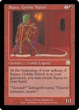 Magic MTG - Squee, Goblin Nabob - Masques de Mercadia - PLAYED - EN
