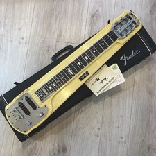 Guitare électrique Fender Delux 6 en acier 6 cordes hawaïenne avec étui...