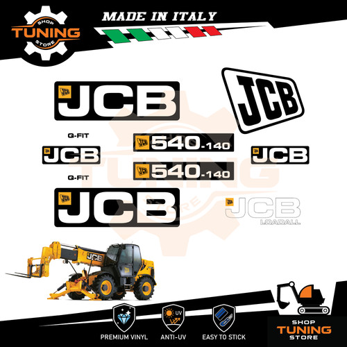 Kit adhésif work means jcb - kit,