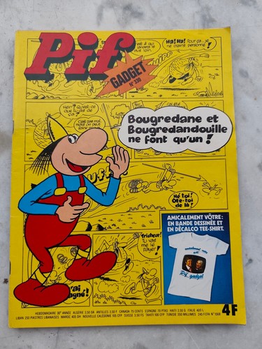 Pif gadget 330 décalco - gadget,