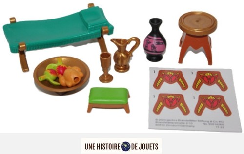 Playmobil romain meubles et - -,