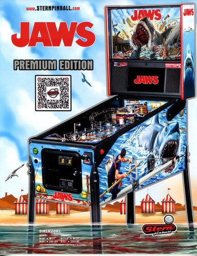 Jaws premium stern - jaws, pinball