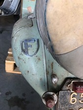 Vespa Acma Plaque « F » France Original Ardor 85x80 mm