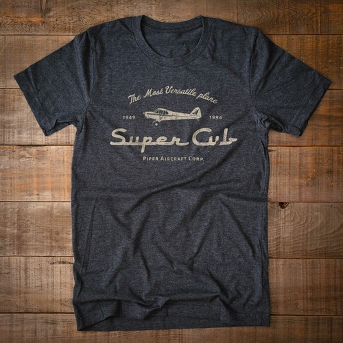 Shirt piper super cub - t-shirt, pa