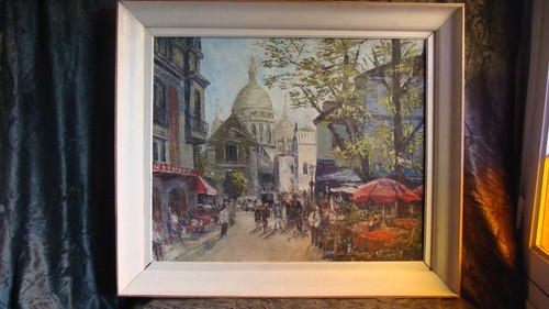Tableau ancien montmartre - tableau,