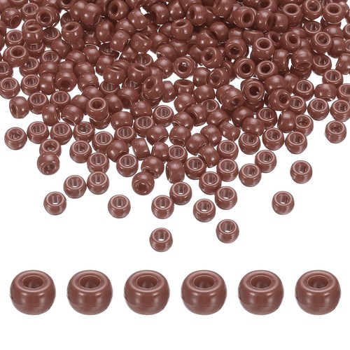 1000 perles marron pour - , pony