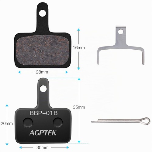 Plaquettes frein vélo - plaquettes, de