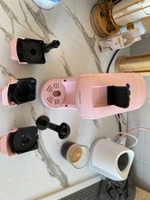 Potts stylance machine à café multi dosettes et café moulu rose pastel
