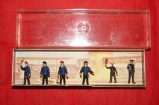 MERTEN HO 6 FIGURINES PERSONNEL DE GARE 908 DECOR TRAIN ELECTRIQUE BOITE
