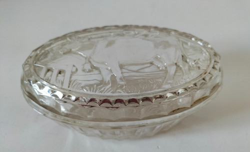 Beurrier vintage verre - beurrier,
