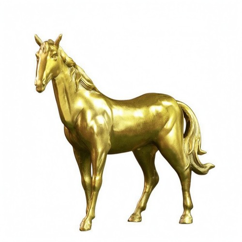 Statuette cheval laiton - cheval,
