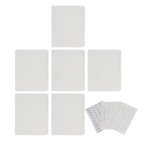 Intercalaires cahier - intercalaires, de
