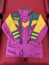 Manteau veste FILA Thermore Ski Italie Grande taille XXL Vintage 1990 Rare