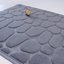 Tapis De Sol En Velours Gaufré En Mousse À Mémoire De Forme, Antidérapant, Pour