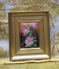 bel ancien tableau email emaux